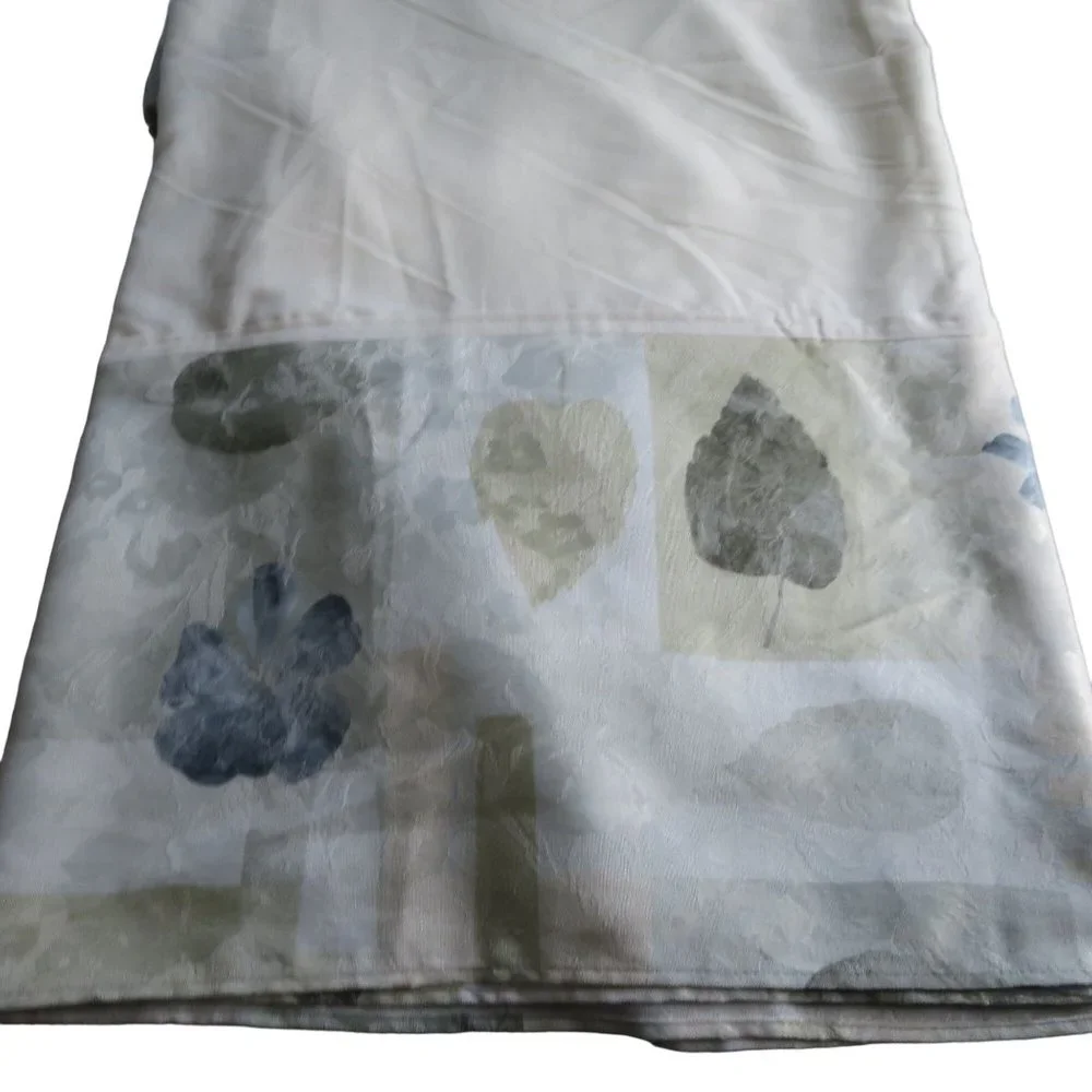 Vintage Croscill Cal King Bed Skirt Multicolor Spa Leaf 14